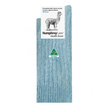 Alpaca Health Sock | Baby Blue